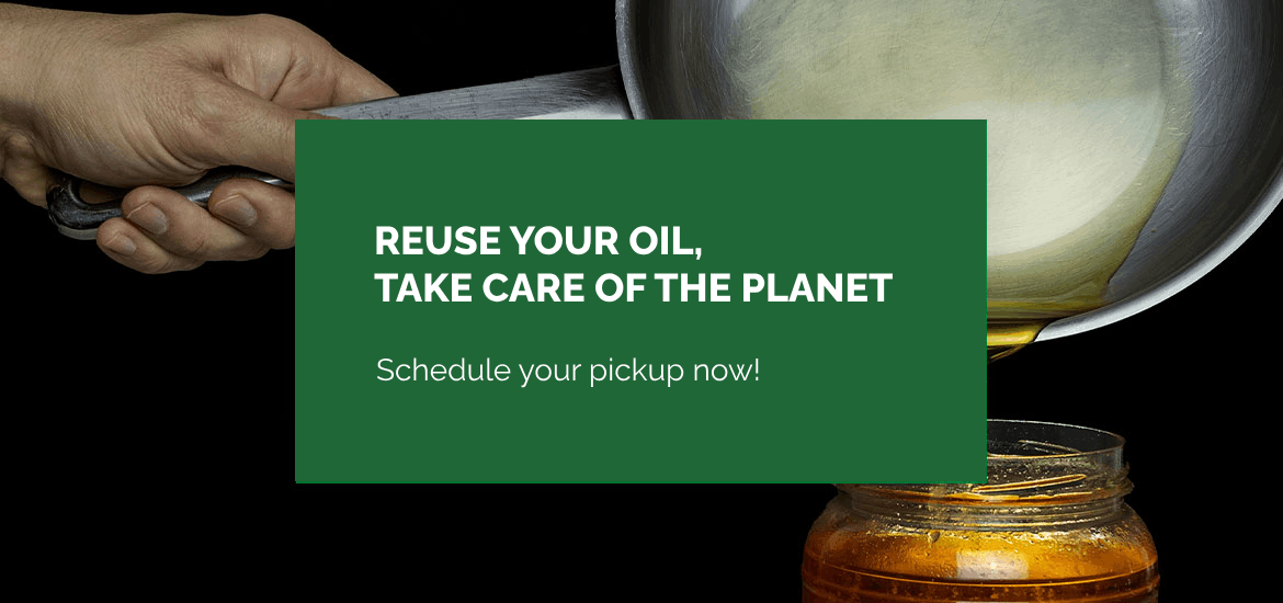 we handle the collection and recycling of used cooking oil,